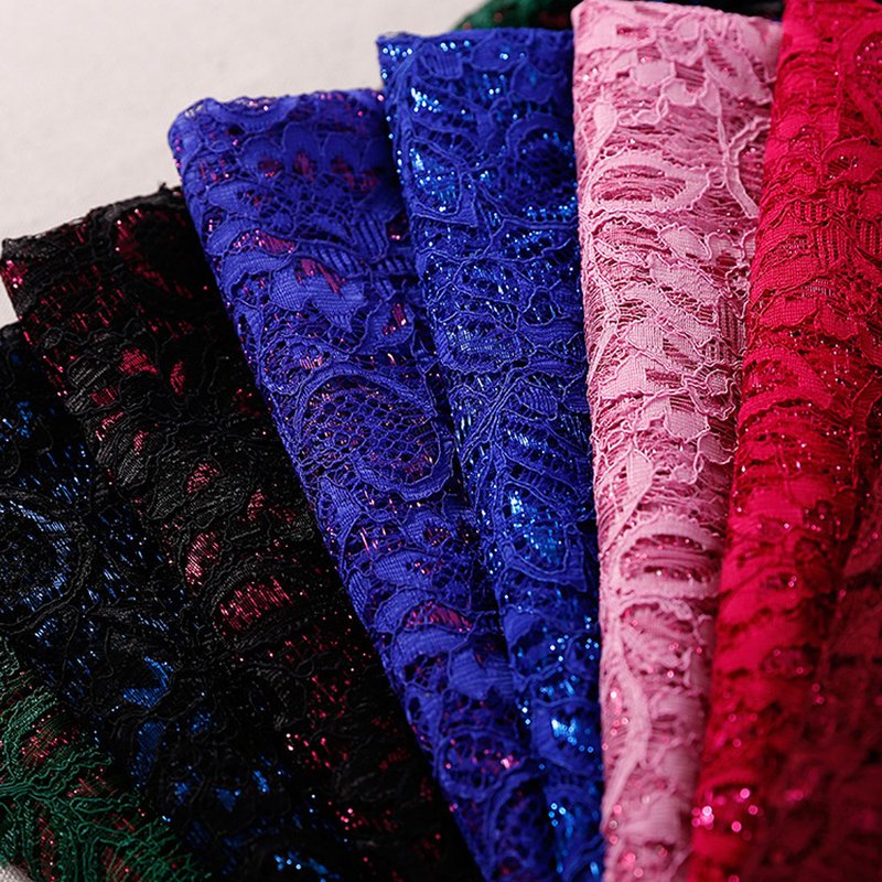 Lace Fabric Cutwork Women's Nylon for Women's Wear Wholesale Supplier 7